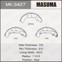 Колодки тормозные барабанные Masuma MK-3427