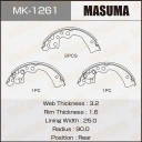 Колодки тормозные барабанные Masuma MK-1261
