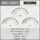 Колодки тормозные барабанные Masuma MK-1261