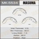 Колодки тормозные барабанные Masuma MK-5534
