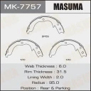 Колодки тормозные барабанные Masuma MK-7757
