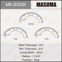 Колодки тормозные барабанные Masuma MK-2339