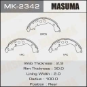 Колодки тормозные барабанные Masuma MK-2342