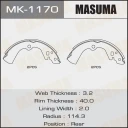Колодки тормозные барабанные Masuma MK-1170