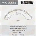 Колодки тормозные барабанные Masuma MK-3333