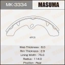 Колодки тормозные барабанные Masuma MK-3334