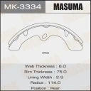 Колодки тормозные барабанные Masuma MK-3334