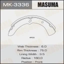 Колодки тормозные барабанные Masuma MK-3336