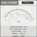 Колодки тормозные барабанные Masuma MK-3388