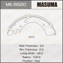 Колодки тормозные барабанные Masuma MK-5520