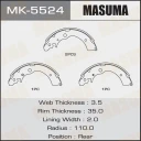 Колодки тормозные барабанные Masuma MK-5524