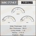 Колодки тормозные барабанные Masuma MK-7747