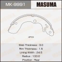Колодки тормозные барабанные Masuma MK-9991