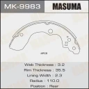 Колодки тормозные барабанные Masuma MK-9983
