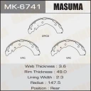 Колодки тормозные барабанные Masuma MK-6741