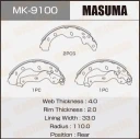 Колодки тормозные барабанные Masuma MK-9100
