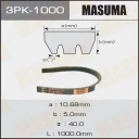 Ремень поликлиновой Masuma 3PK-1000