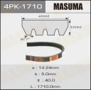 Ремень поликлиновой Masuma 4PK-1710