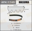 Ремень поликлиновой Masuma 4PK-1745