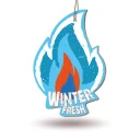 Ароматизатор подвесной для автомобиля AVS Fire Fresh Winter freshness/Свежесть зимы