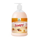 Жидкое крем-мыло AVS Soapy увлажняющее Молоко и мёд 1 л