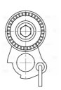 Ролик приводного ремня с натяжным механизмом TRIALLI CM 5079