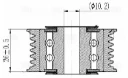 Ролик приводного ремня опорный TRIALLI CM 5502