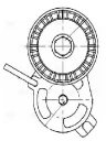 Ролик приводного ремня с натяжным механизмом TRIALLI CM 5380