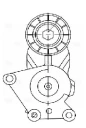 Ролик приводного ремня с натяжным механизмом d46 TRIALLI CM 5275