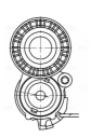 Ролик приводного ремня с натяжным механизмом TRIALLI CM 3047