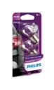 Лампа подсветки Philips Vision Plus 12499VPB2 P21/5W 12V 21/5W 2-х нитьевая, +50% света, блистер, 2