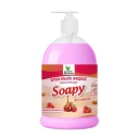 Жидкое крем-мыло AVS Clean&Green Soapy Малина в карамели увлажняющее 1 л