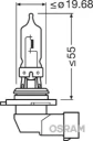 Лампа галогенная Osram 9005fbrhcb, 1