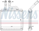 РАДИАТОР ОТОПИТЕЛЯ Nissens 76507