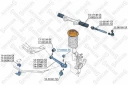 Сайлентблок рычага внеш. левый+правый Stellox 77-00883-SX