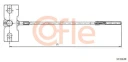 Трос стояночного тормоза передн NISSAN ALMERA/ALMERA TINO 01- Cofle 92.17.0120