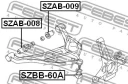 Сайлентблок передний переднего рычага (арт. SZAB008)