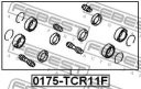 Ремкомплект тормозного суппорта Febest 0175-TCR11F
