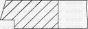 Кольца поршневые 1 цилиндр, AUDI / VOLKSWAGEN, =81,51, 1.2x1.5x2, 0.5 Yenmak 91-09107-050