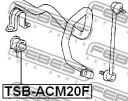 Втулка переднего стабилизатора D25 (арт. TSBACM20F)