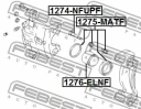 Ремкомплект суппорта тормозного переднего (на обе стороны) (арт. 1275MATF)