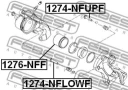 Втулка направляющая суппорта тормозного переднего (арт. 1274NFUPF)