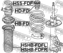 Пыльник переднего амортизатора (арт. HSHBFDFR)