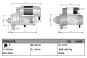 Стартер Heavy duty Denso DSN2076