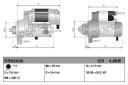 Стартер Heavy duty Denso DSN2008