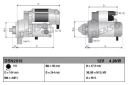 Стартер Heavy duty Denso DSN2015