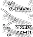 Втулка переднего стабилизатора D20 (арт. TSB702)