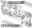 Втулка направляющая суппорта тормозного переднего (арт. 1274ACCLOWF)