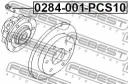 Шпилька колёсная PCS10