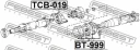 Подшипник подвесной карданного вала (арт. TCB019)